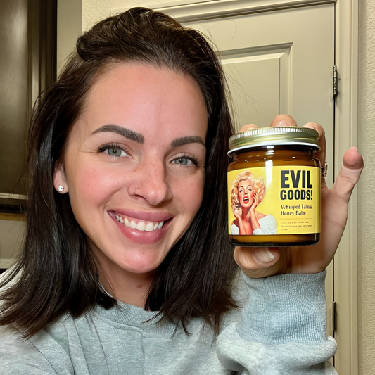 EVIL GOODS! – Baume au Suif de Bœuf & Miel Brut